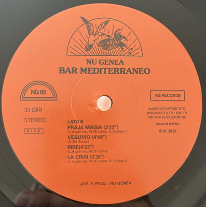 Nu Genea : Bar Mediterraneo (LP, Album, RP)