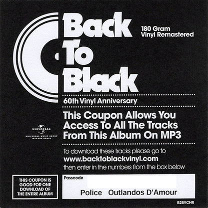 The Police : Outlandos D'Amour (LP, Album, M/Print, RE, 180)