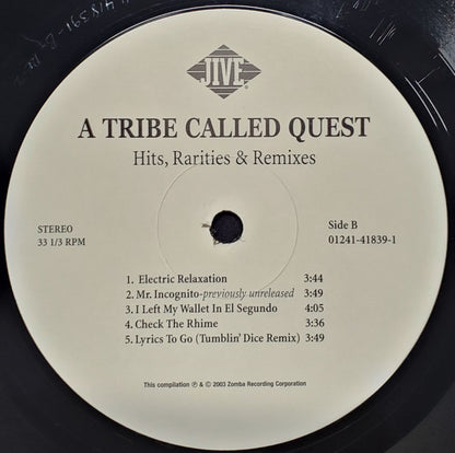 A Tribe Called Quest : Hits, Rarities & Remixes (2xLP, Comp, RE)