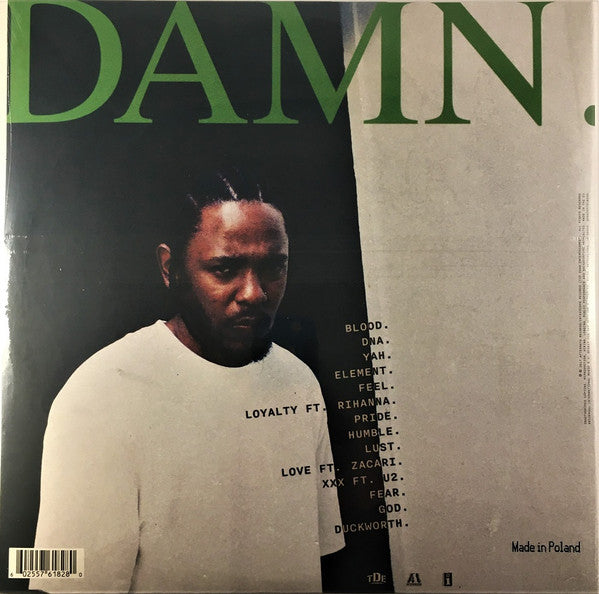 Kendrick Lamar : Damn. (2xLP, Album, RE, Gat)