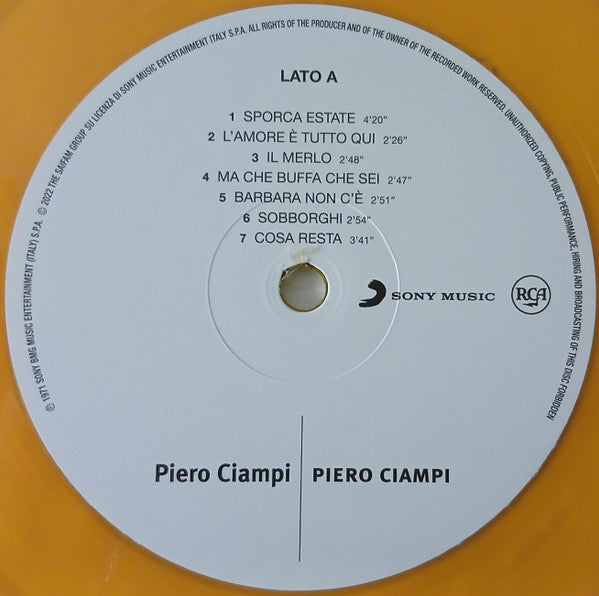 Piero Ciampi : Piero Ciampi (LP, Album, RE, 180)