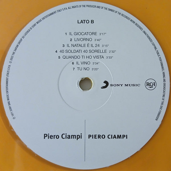 Piero Ciampi : Piero Ciampi (LP, Album, RE, 180)