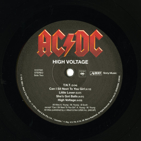 AC/DC : High Voltage (LP, Album, RE, RM, 180)