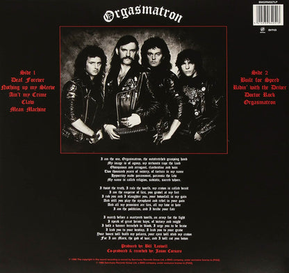 Motörhead : Orgasmatron (LP, Album, RE)