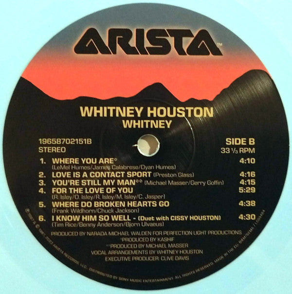 Whitney Houston : Whitney (LP, Album, RE, S/Edition, Blu)