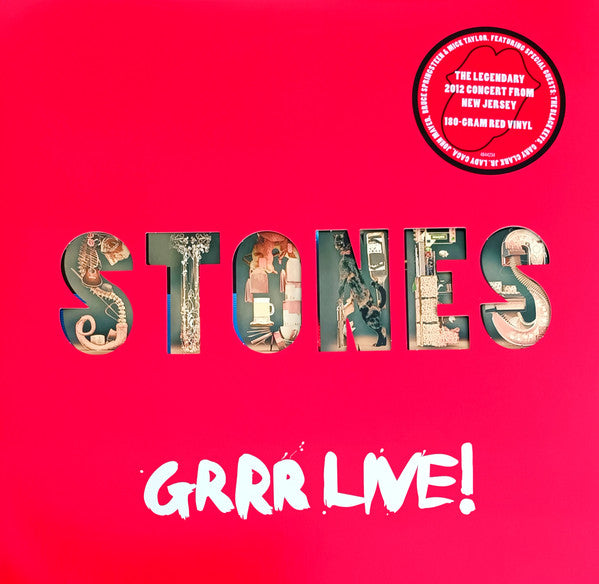 The Rolling Stones : Grrr Live!  (3xLP, Red)