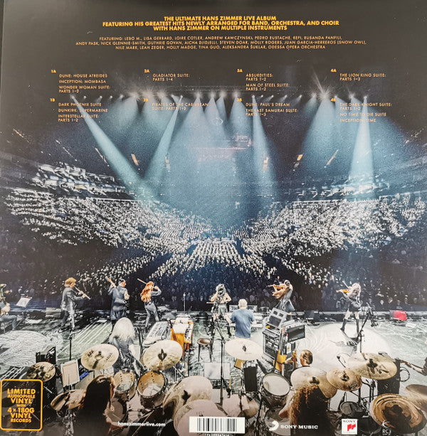 Hans Zimmer : Live  (4xLP, Album, Ltd, 180)