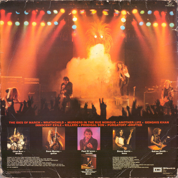 Iron Maiden : Killers (LP, Album)