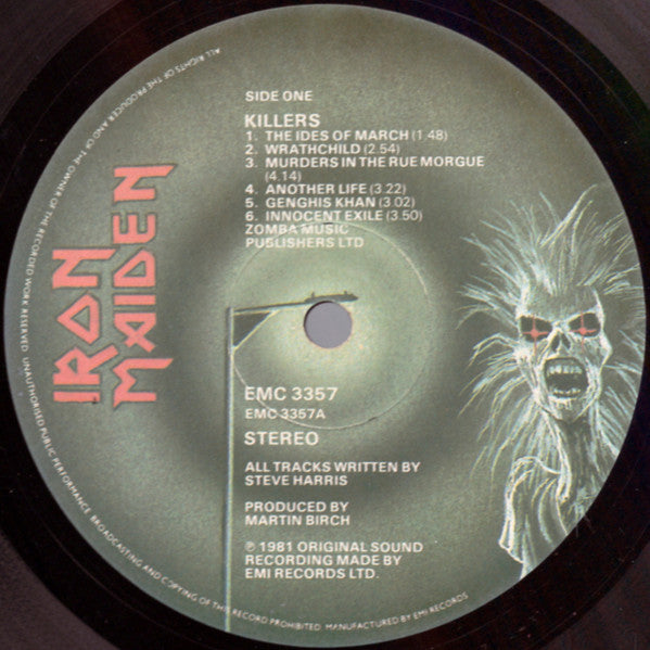 Iron Maiden : Killers (LP, Album)