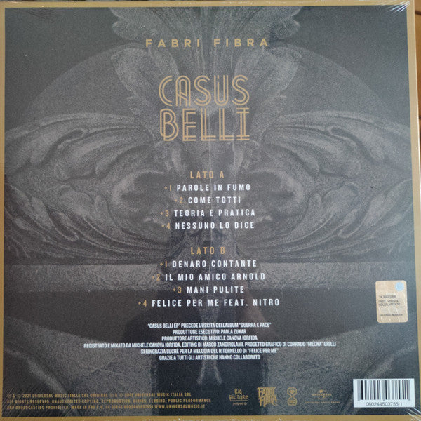 Fabri Fibra : Casus Belli EP (12", EP)