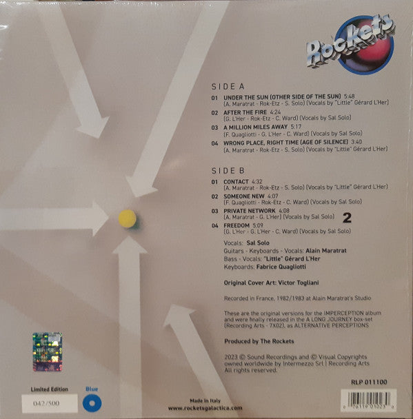 Rockets : Imperception (LP, Album, Ltd, Num, RE, Blu)