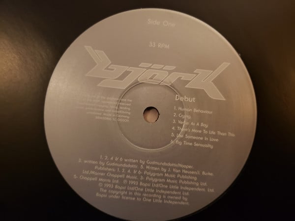 Björk : Debut (LP, Album, RE)