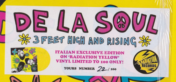 De La Soul : 3 Feet High And Rising (2xLP, Album, RE, Yel)