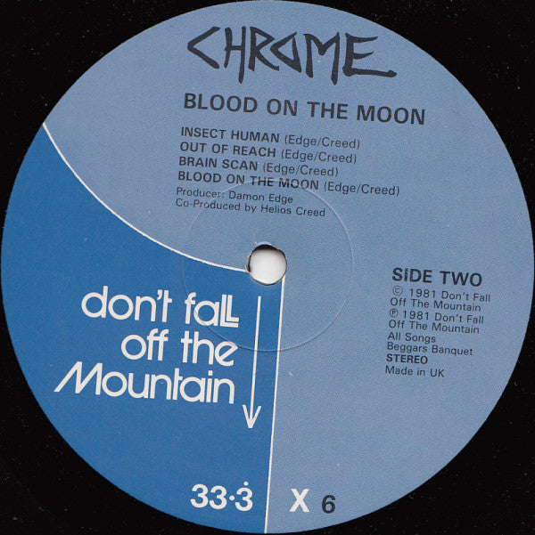 Chrome (8) : Blood On The Moon (LP, Album, Blu)