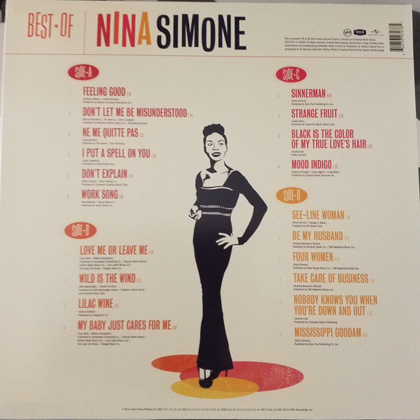 Nina Simone : Best Of Nina Simone (2xLP, Comp)