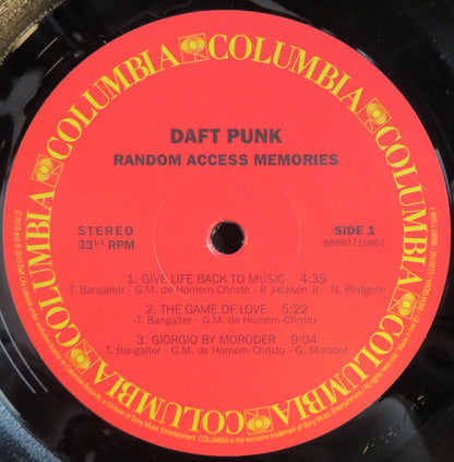 Daft Punk : Random Access Memories (2xLP, Album, RE, RP, 180)