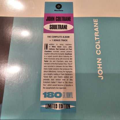 John Coltrane : Soultrane (LP, Album, Ltd, RE, 180)