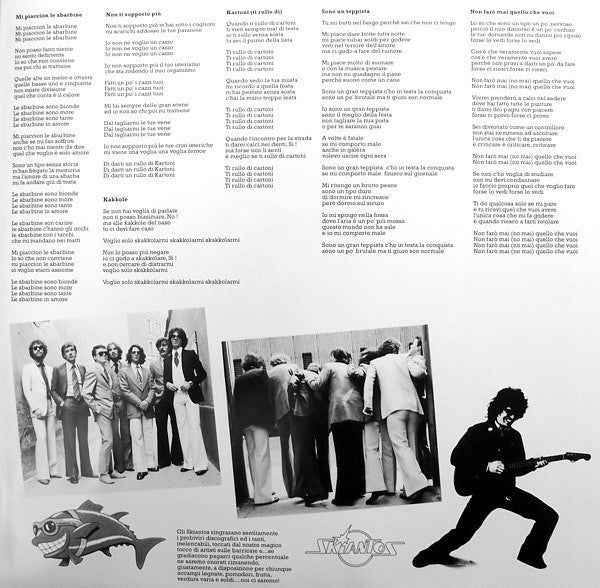 Skiantos : Kinotto (LP, Album, RE, Gat)