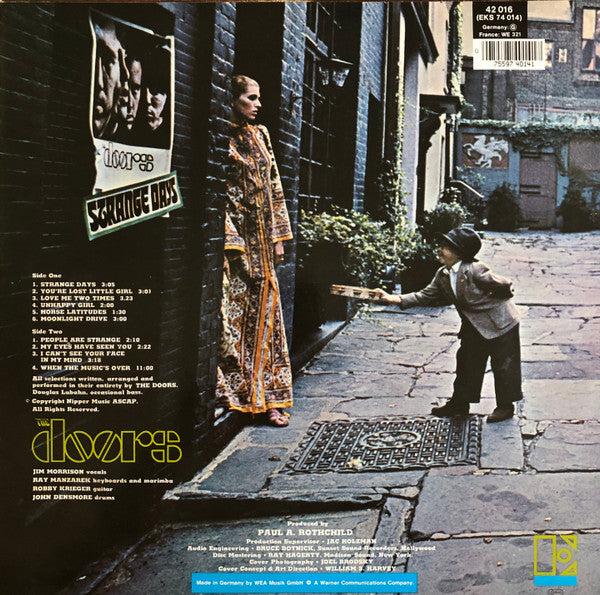 The Doors : Strange Days (LP, Album, RE)