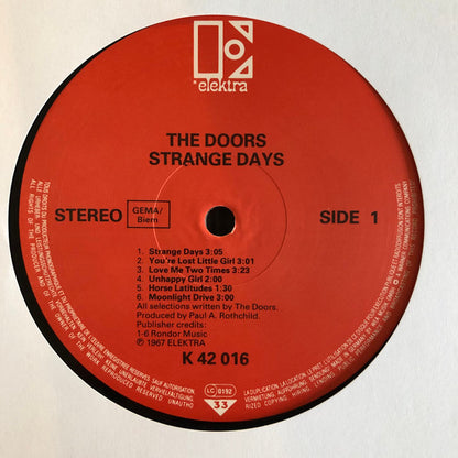 The Doors : Strange Days (LP, Album, RE)