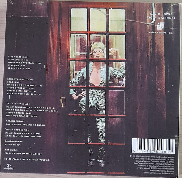 David Bowie : The Rise And Fall Of Ziggy Stardust And The Spiders From Mars (CD, Album, RE, RM, RP)
