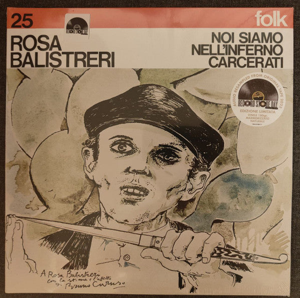 Rosa Balistreri : Noi Siamo Nell'inferno Carcerati  (LP, RSD, Mono, Ltd, RP)