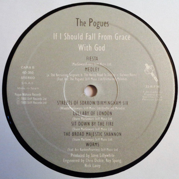 The Pogues : If I Should Fall From Grace With God (LP, Album)