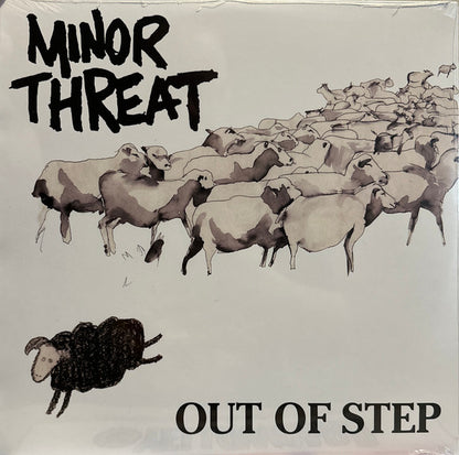 Minor Threat : Out Of Step (12", EP, RE, RM, Whi)