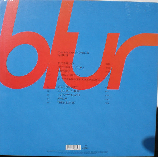 Blur : The Ballad Of Darren (LP, Album)