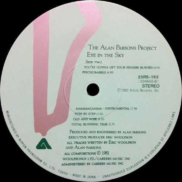 The Alan Parsons Project : Eye In The Sky (LP, Album)