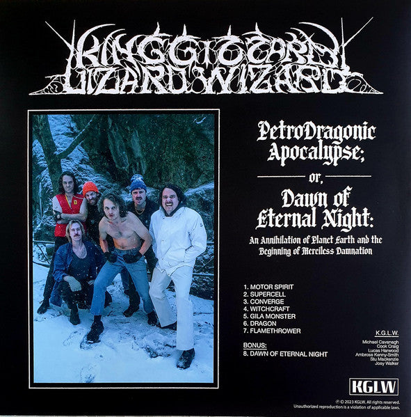 King Gizzard And The Lizard Wizard : Petrodragonic Apocalypse; Or, Dawn Of Eternal Night: An Annihilation Of Planet Earth And The Beginning Of Merciless Damnation (2xLP, Album, Luc)