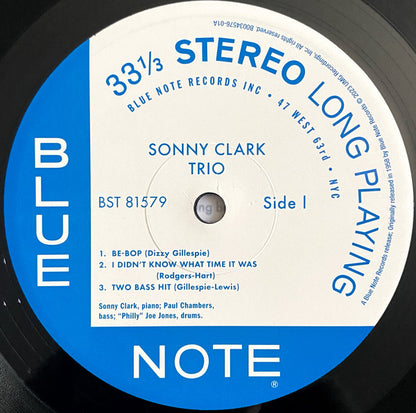 Sonny Clark Trio : Sonny Clark Trio (LP, Album, RE, 180)