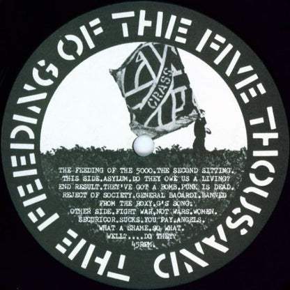 Crass : The Feeding Of The 5000 (The Second Sitting) (12", Album, RP)