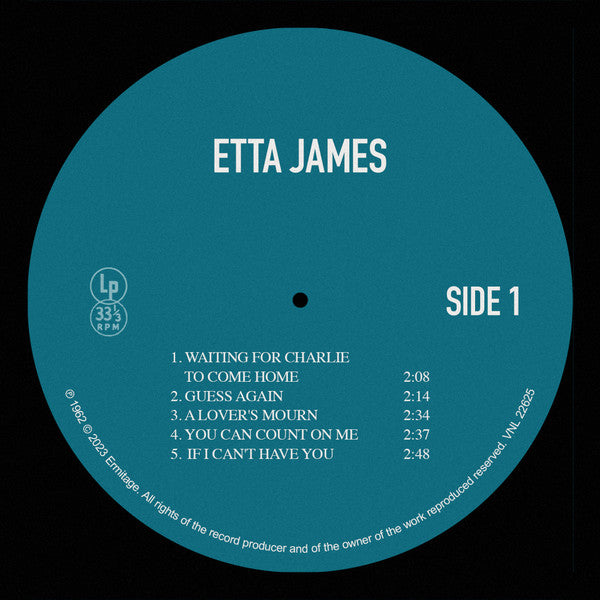 Etta James : Etta James (LP, Album, RE, Cle)