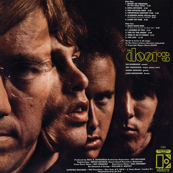 The Doors : The Doors (LP, Album, Mono, RE, RM, 180)