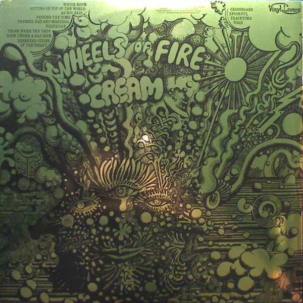 Cream (2) : Wheels Of Fire (2xLP, Album, RE, Gol)