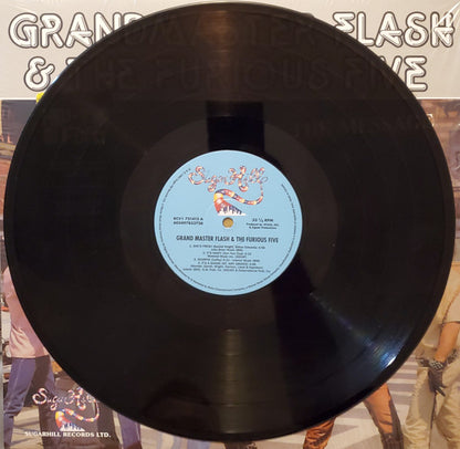 Grandmaster Flash & The Furious Five : The Message (LP, Album, Ltd, RE, Bro)