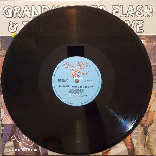 Grandmaster Flash & The Furious Five : The Message (LP, Album, Ltd, RE, Bro)