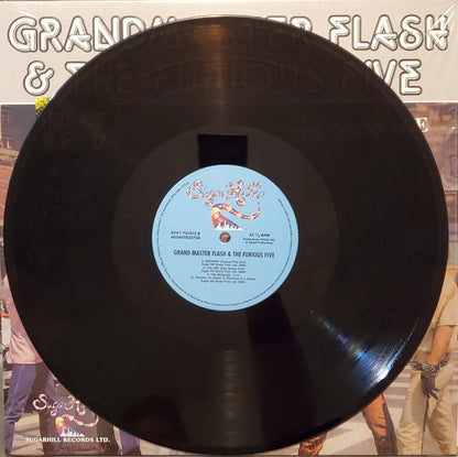 Grandmaster Flash & The Furious Five : The Message (LP, Album, Ltd, RE, Bro)