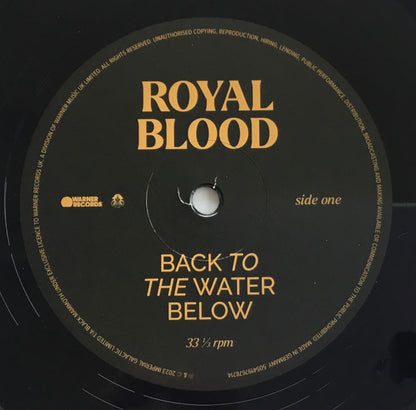 Royal Blood (6) : Back To The Water Below (LP, Album)