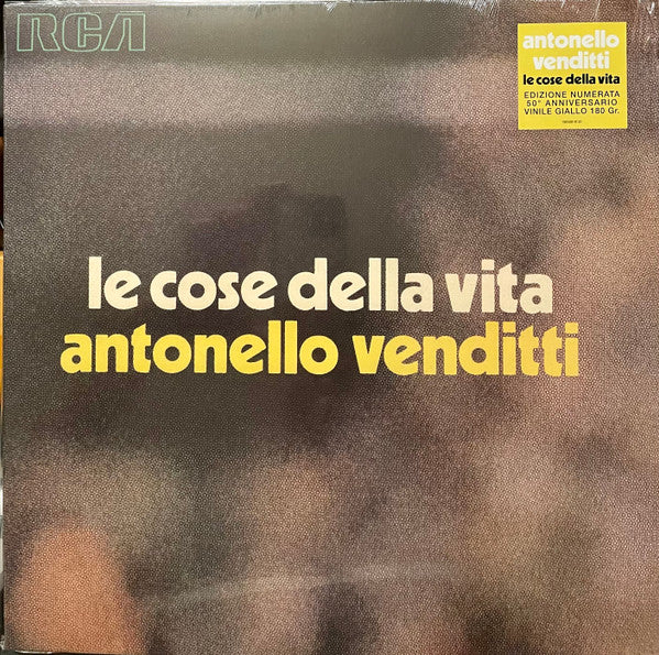 Antonello Venditti : Le Cose Della Vita (LP, Album, Ltd, Num, RE, Yel)