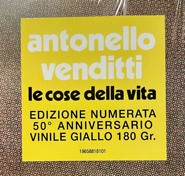 Antonello Venditti : Le Cose Della Vita (LP, Album, Ltd, Num, RE, Yel)