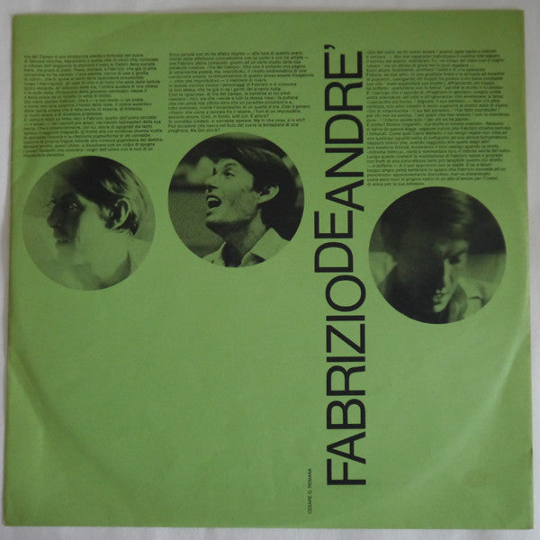 Fabrizio De André : Volume 1° (LP, Album, RE, RP)