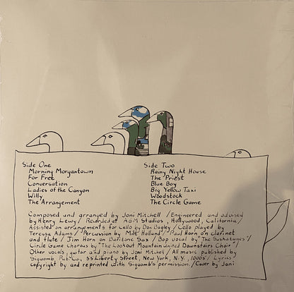 Joni Mitchell : Ladies Of The Canyon (LP, Album, RE)