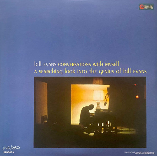 Bill Evans : Conversations With Myself (LP, Album, Ltd, Num, RE, blu)