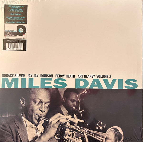 Miles Davis : Volume 2 (LP, Comp, Mono, Ltd, RE, Unofficial)