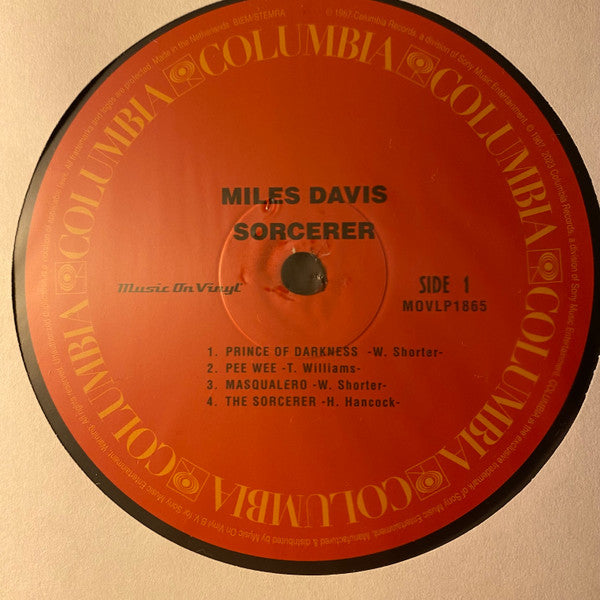 Miles Davis : Sorcerer (LP, Album, RE, 180)