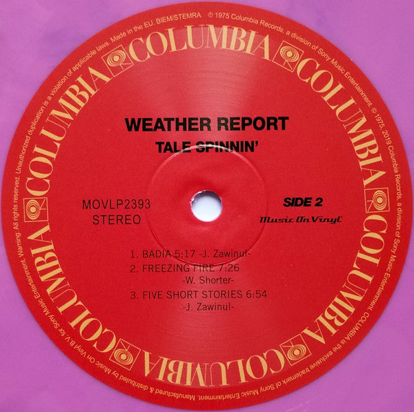 Weather Report : Tale Spinnin' (LP, Album, Ltd, Num, RE, Pin)