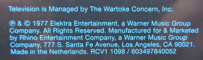 Television : Marquee Moon (LP, Album, RE, Ult)