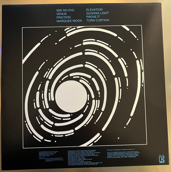 Television : Marquee Moon (LP, Album, RE, Ult)